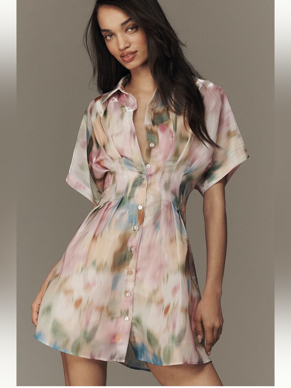 Nwt exquise the tobie organza shirt dress